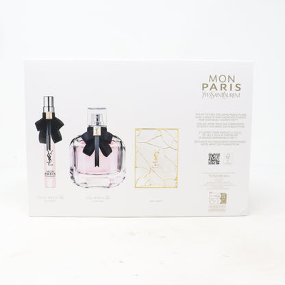 Yves Saint Laurent Mon Paris Eau De Parfum 3- Pcs Set  / New With Box