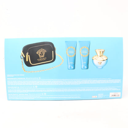 Versace Dylan Turquoise Pour Femme Eau De Toilette 4-Pcs Set  / New With Box