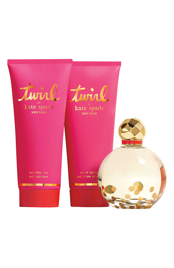 Kate Spade Twirl Gift Set - 1.7 oz Eau De Parfum Spray + 3.4 oz Body Lotion