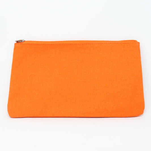 Orange Cosmetic Bag