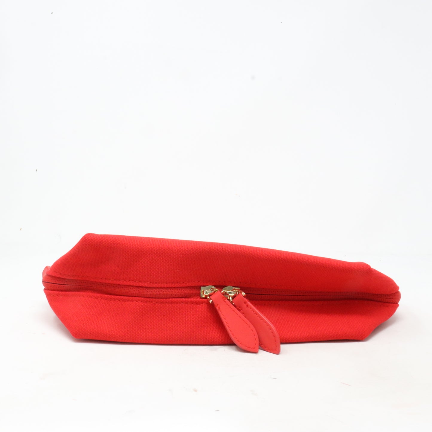 Burberry Red Makeup Bag Pouch L 9In H 5In W 4In-  / New