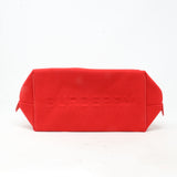 Red Makeup Bag Pouch L 9In H 5In W 4In-