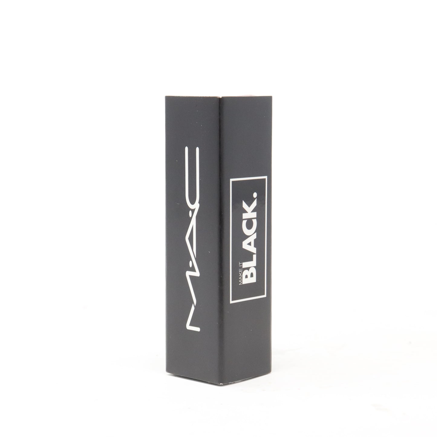 Mac X Make It Black Lusterglass Lipstick  0.1oz/3.0g New With Box