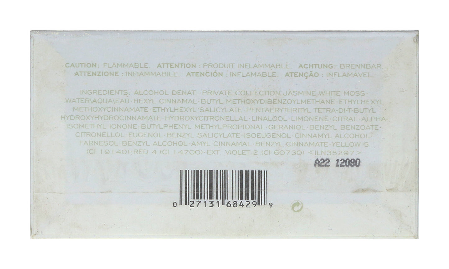Estee Lauder Private Collection Jasmine White Moss EDP Spray 1.0Oz/30ml In Box