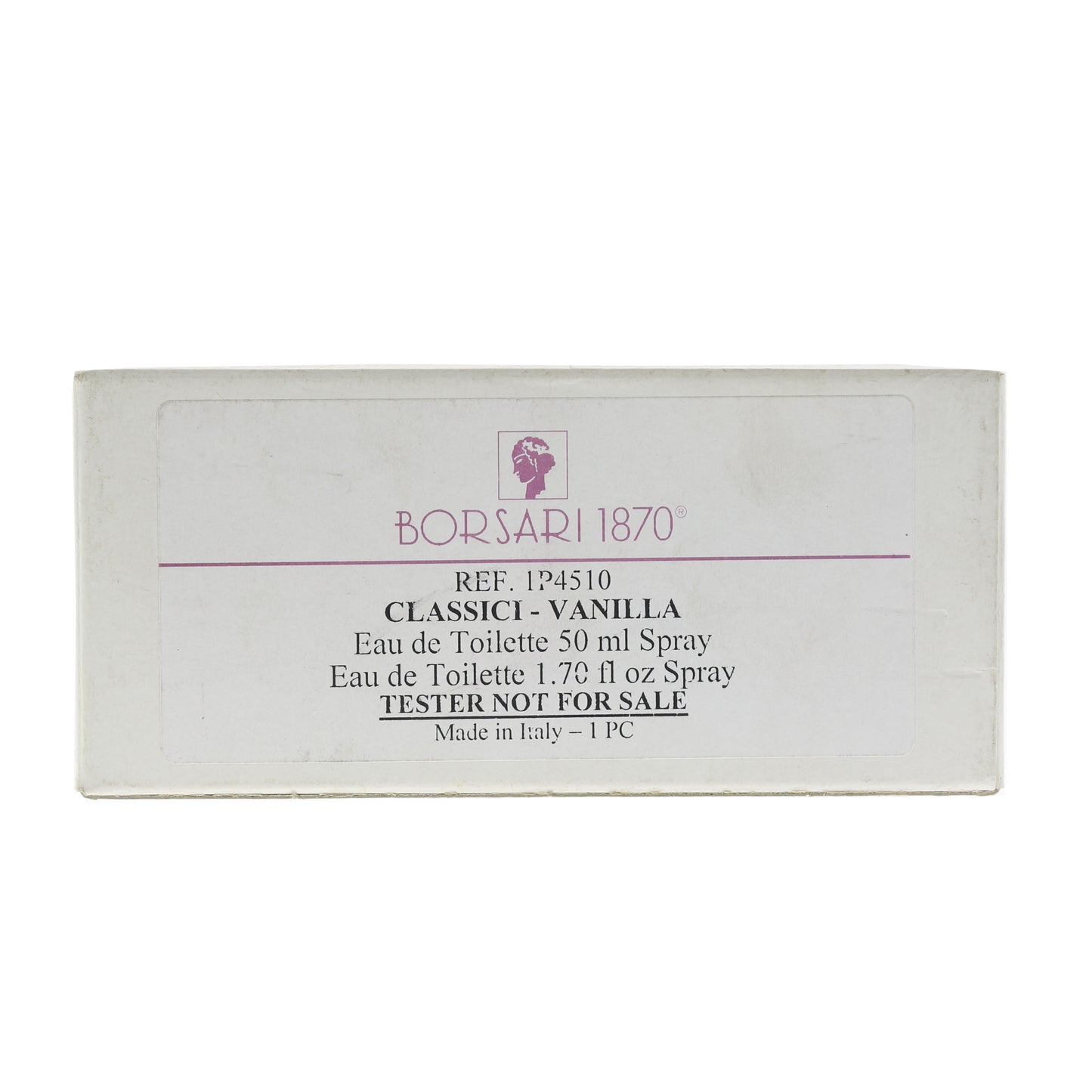 Borsari 1870 'Classici Vanilla' Eau De Toilette 1.7oz/50ml Spray No Retail Box