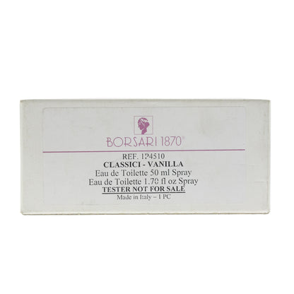Borsari 1870 'Classici Vanilla' Eau De Toilette 1.7oz/50ml Spray No Retail Box
