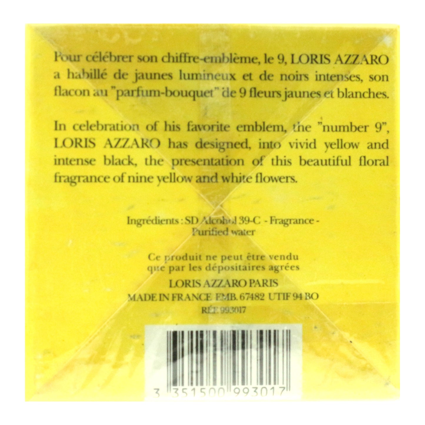 Loris Azzaro Azzaro 9 Parfum 0.4Oz/12ml New In Box