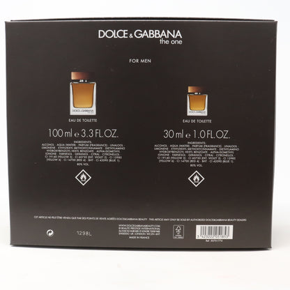 Dolce & Gabbana The One For Eau De Toilette 2-Pcs Set  / New With Box