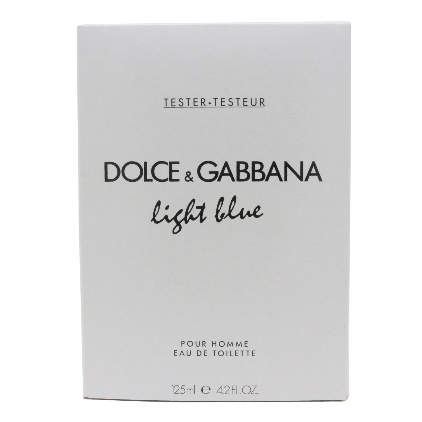 Dolce & Gabbana Light Blue Eau De Toilette 4.2oz/125ml Tester New In Box