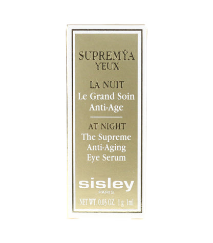 Sisley At Night The Supreme Anti-Aging Eye Serum Sample 0.03Oz/1ml New In Box