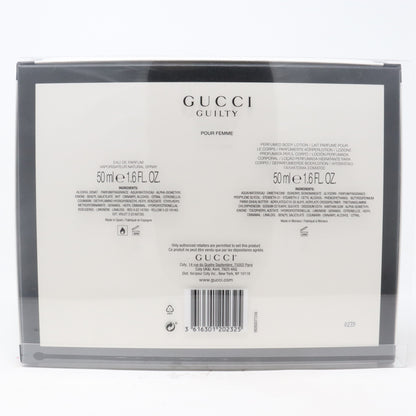 Gucci Guilty Pour Femme Eau De Parfum 2 Pcs Gift Set  / New With Box