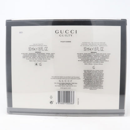 Gucci Guilty Pour Homme Eau De Toilette 2 Pcs Gift Set  / New With Box