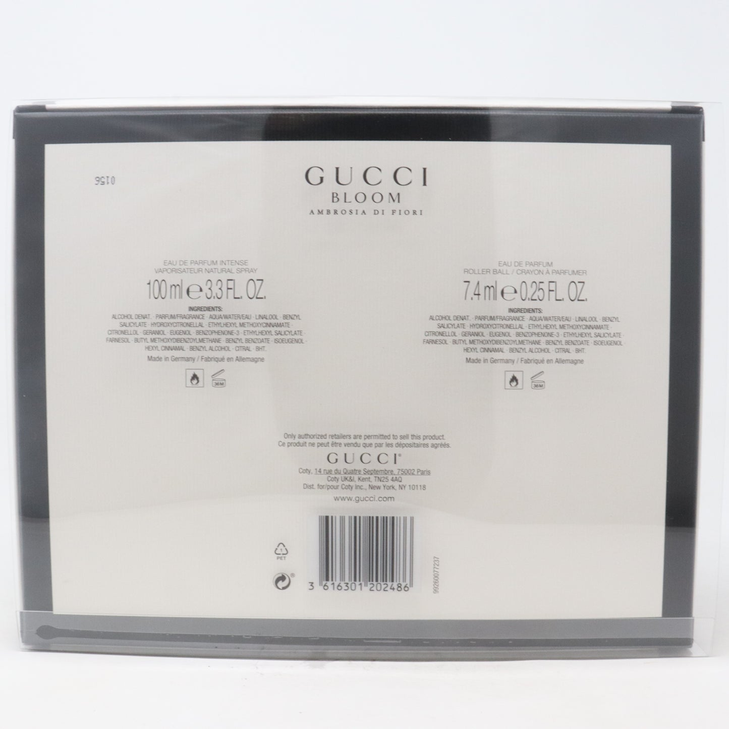 Gucci Bloom Ambrosia Di Fiori Eau De Parfum 2 Pcs Gift Set  / New With Box