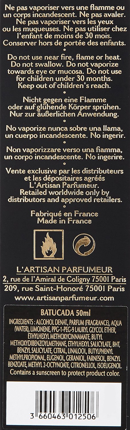 L'Artisan Parfumeur Batucada Eau de Toilette 1.7Oz/50ml New In Box