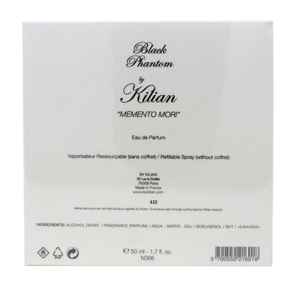 Black Phantom by Kilian Eau De Parfum Refillable (Without Coffret) 1.7oz Spray