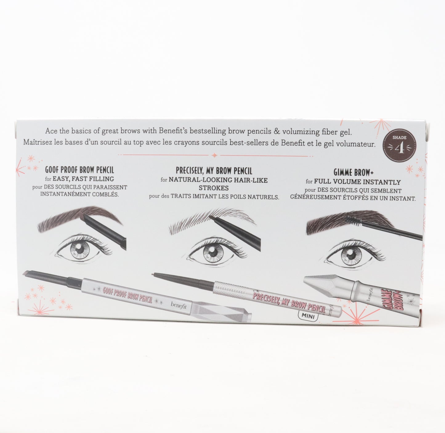 Benefit The Great Brow Basics 3 Pcs Set  / New With Box