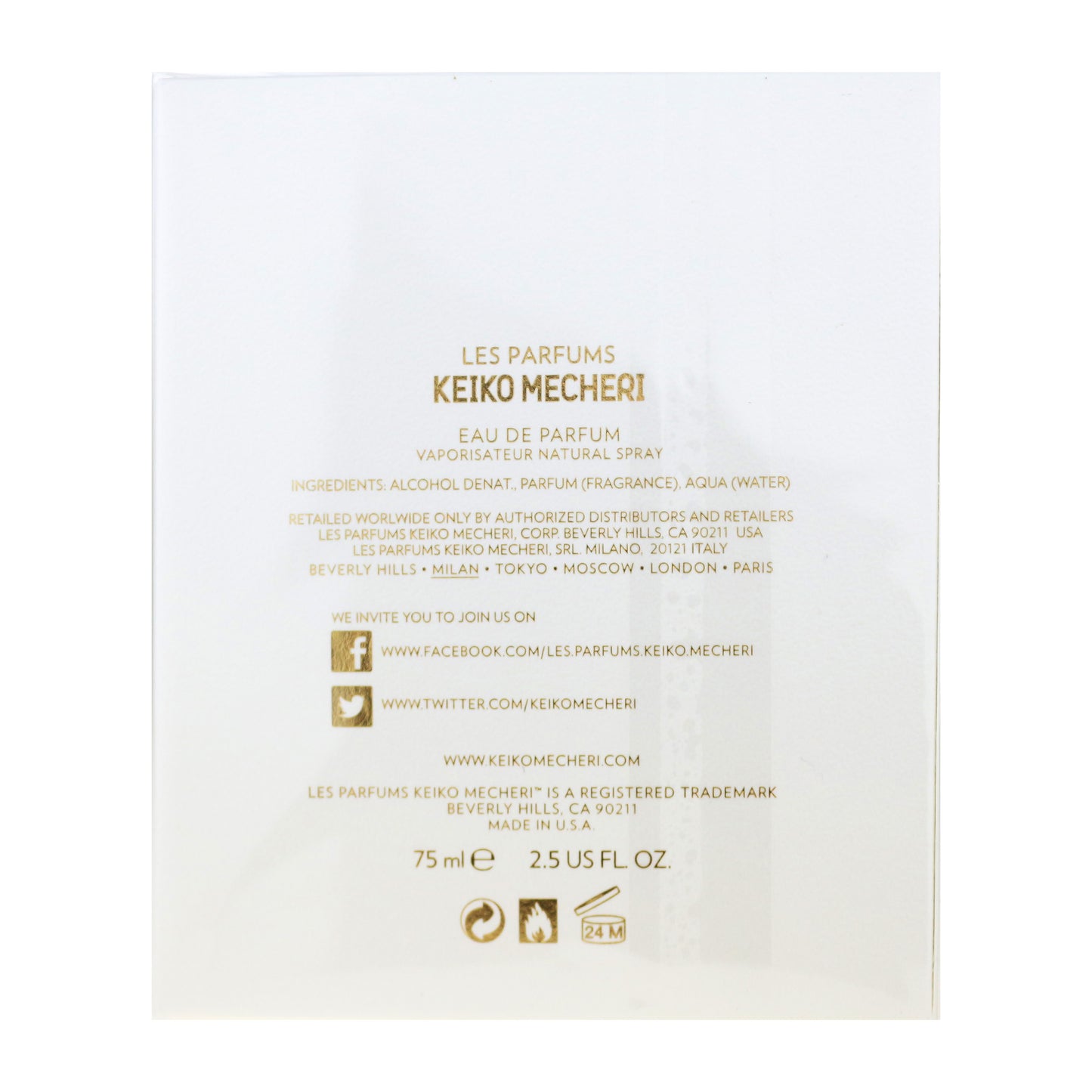 Keiko Mecheri 'Wild Berries' Eau De Parfum 2.5oz/75ml New In Box