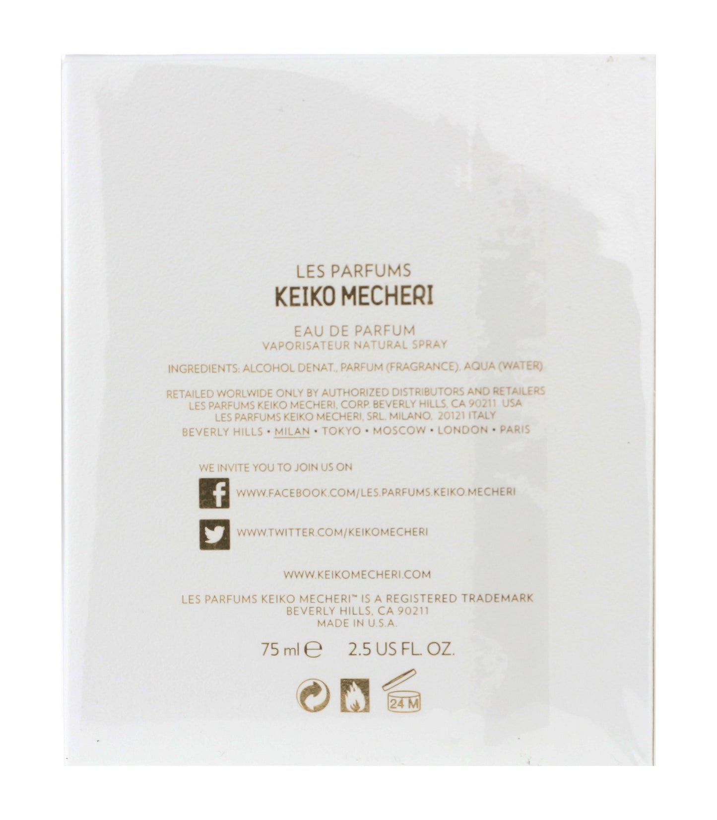 Keiko Mecheri 'Came**ia' Eau De Parfum 2.5oz/75ml New In Box