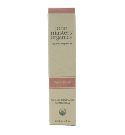 John Masters Organics Roll-On Fragrance 'Fresh Floral' 0.3oz/9ml New In Box