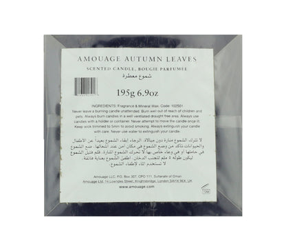 Amouage 'Autumn Leaves' Scented Candle 6.9oz/ 195g New In Box (Original Formula)