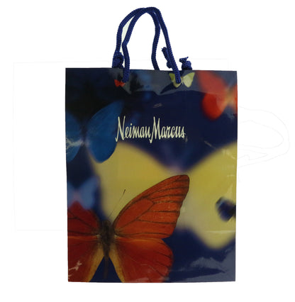 Neiman Marcus 'Blue With Butterflies' Gift Paper Bag New Gift Bag