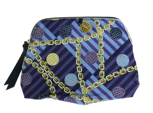 Estee Lauder 'Purple Chain Print' Makeup Bag New Makeup Bag