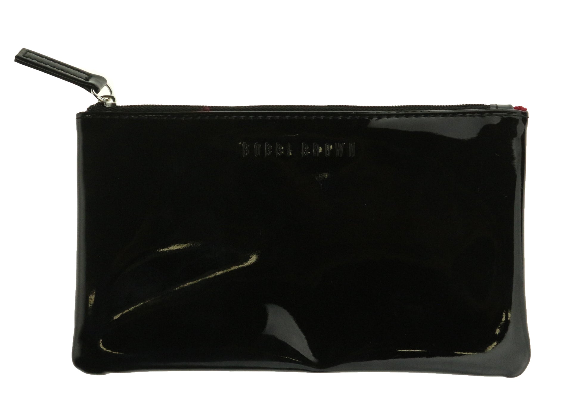 Bobbi Brown Patent Leather Black Makeup Bag Clutch New Makeup Bag