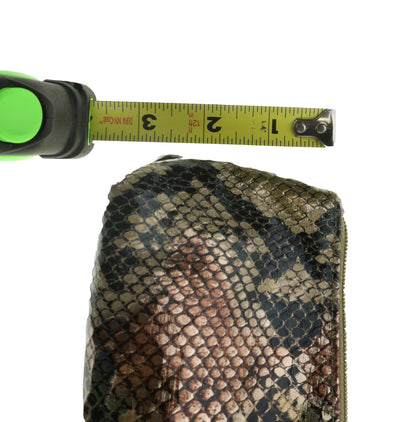 Estee Lauder Small Snake Skin Print Cosmetic Bag New