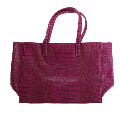 Estee Lauder Pink Crocodile Style Tote Bag New Tote Bag