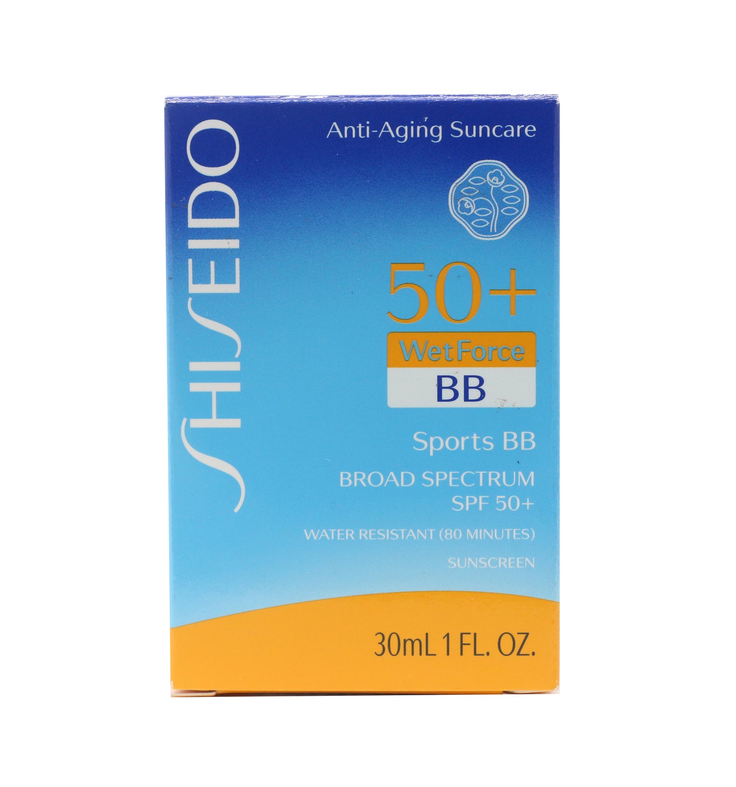 Shiseido Sport Bb Cream Broad Sport Specturm Spf 50+ Wetforce 'Light' New In Box