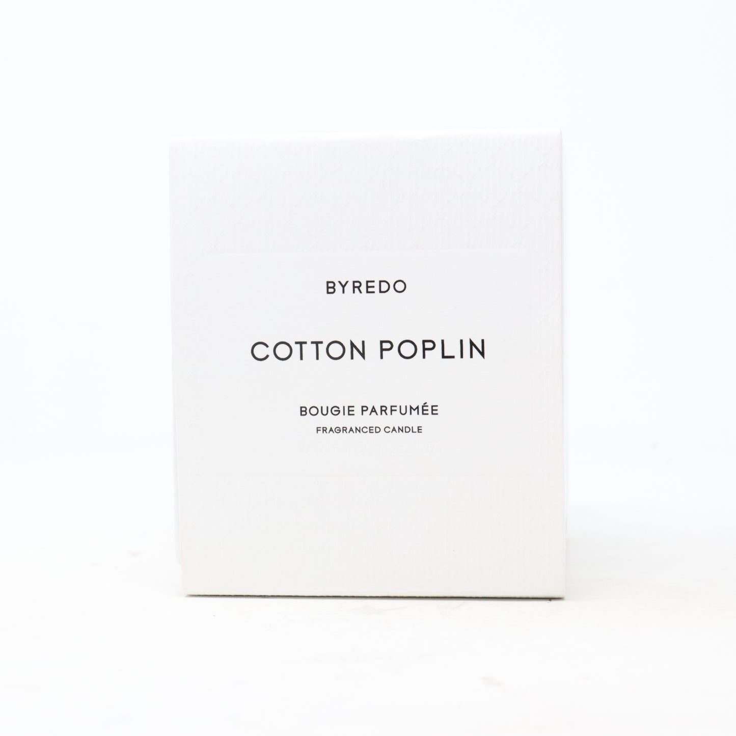 Byredo Cotton Poplin Fragranced Candle  8.4oz/240g New With Box