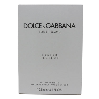 Dolce & Gabbana Pour Homme Eau De Toilette 4.2oz/125ml Tester New In Box