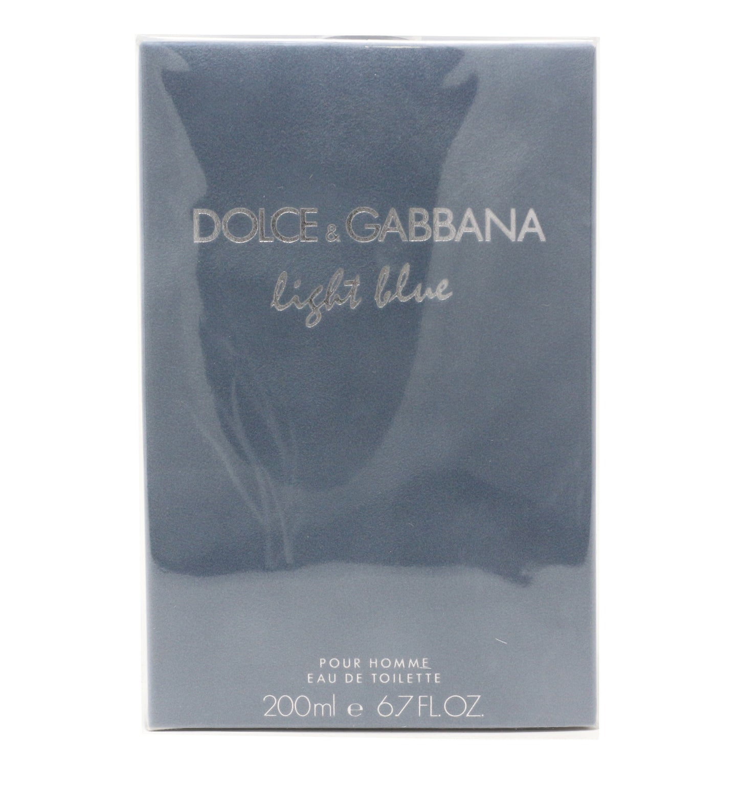 Dolce & Gabbana Light Blue Pour Homme Eau De Toilette 6.7oz/200ml New In Box