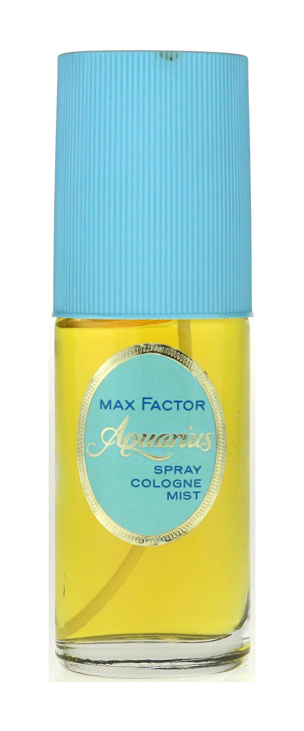 Max Factor Aquarius Spray Cologne 2.25Oz In Box Vintage (80% Full)
