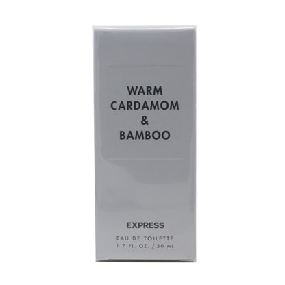 Express Warm Cardamom & Bamboo Eau De Toilette 1.7oz/50ml New In Box