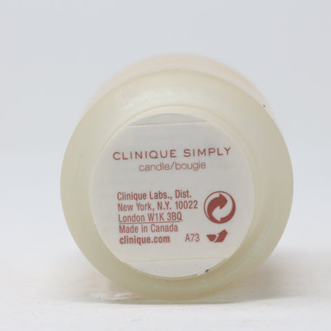 (pack of 2)Clinique Clinique Simply Mini Candle ,NOT PERFECT; NEW OLD STOCK