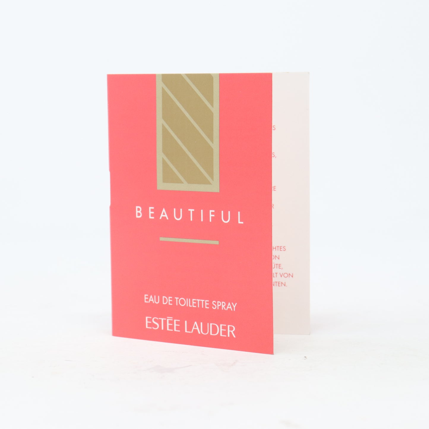Beautiful Eau De Toilette Vial On Card 1.5 ml