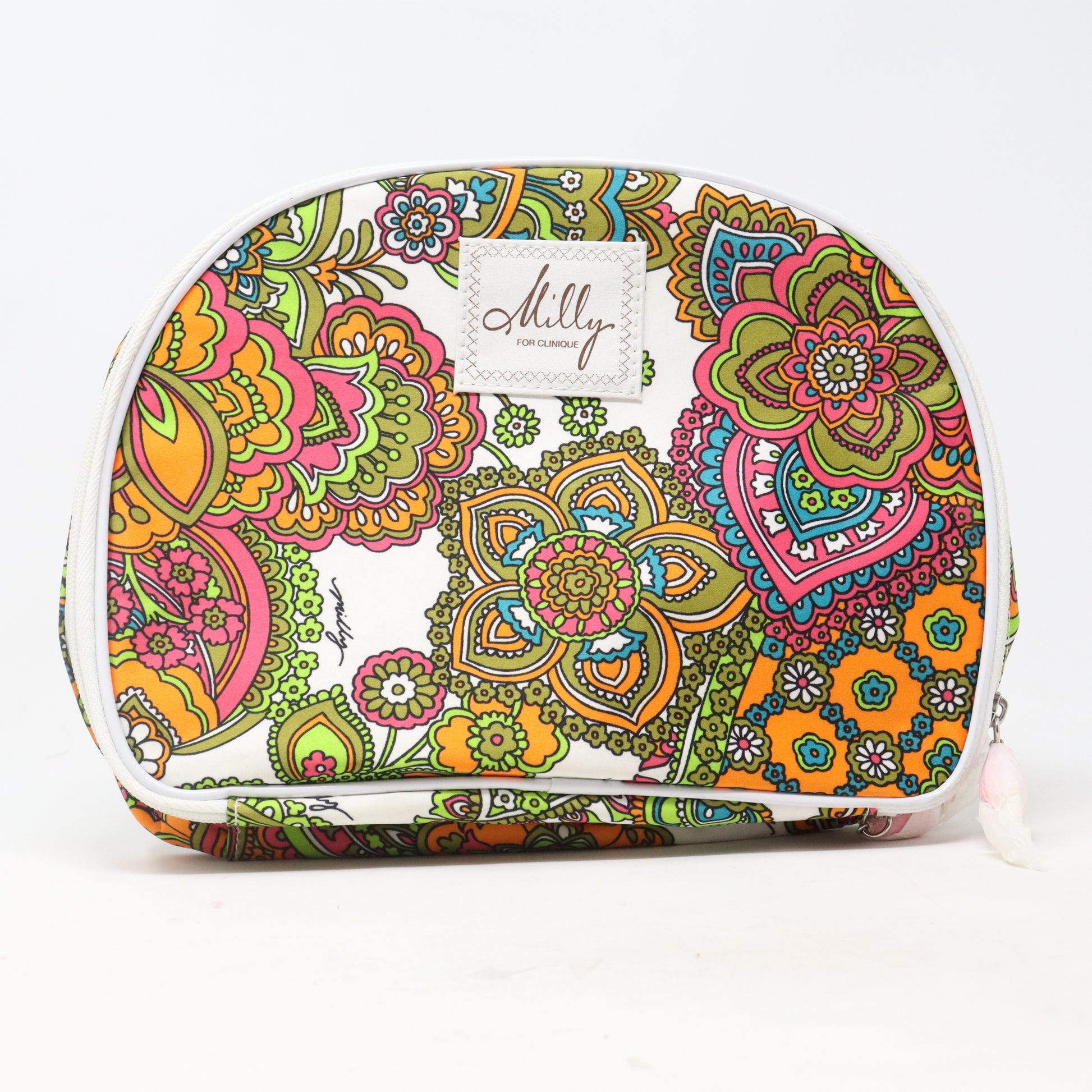 Milly For Clinique Floral Cosmetic Bag
