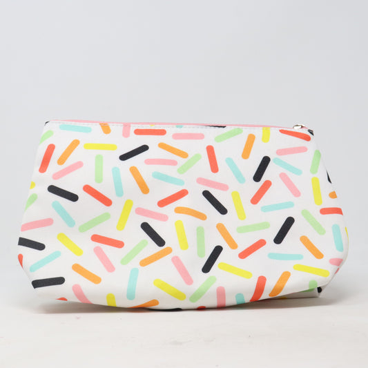 Multicolor Sprinkles Print Cosmetic Bag