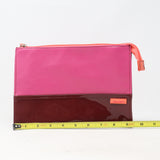 Shiseido Pink Shades Solid Print Cosmetic Bag  / New