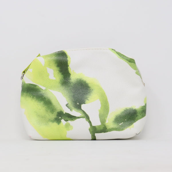 Leaf Printed Cosmetic Bag
