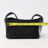 Estee Lauder Vintage Black Printed Mini Handbag  / New
