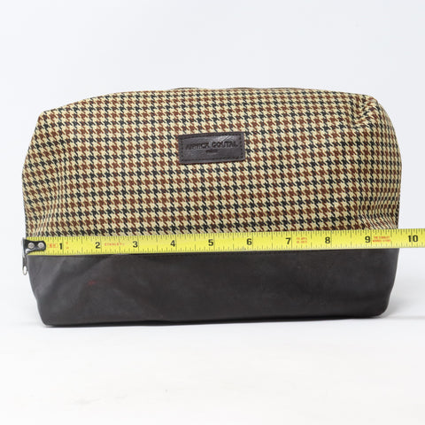 Annick Goutal Houndstooth Print Cosmetic Bag  / New