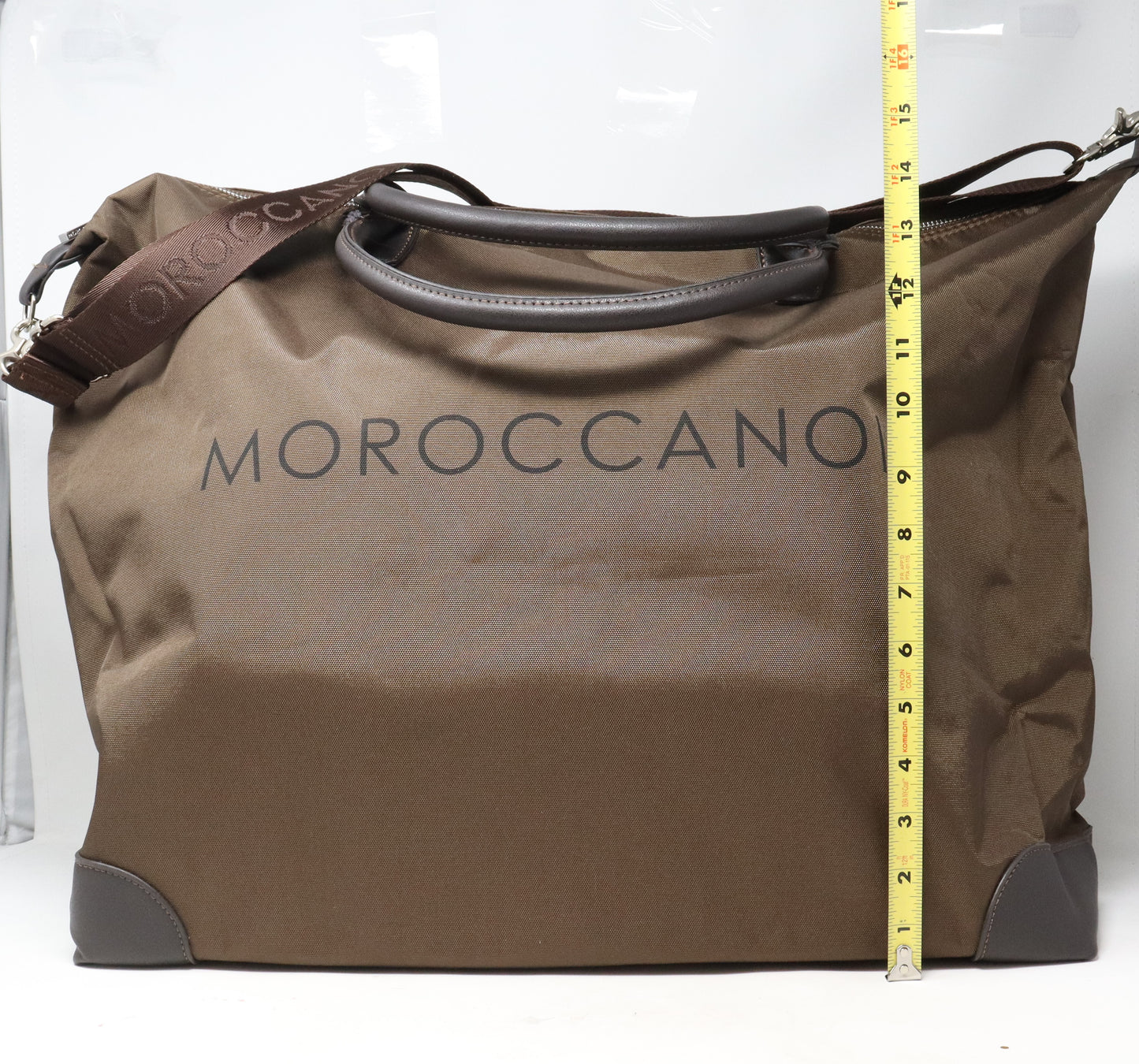 Moroccanoil Brown Travel Bag  / New