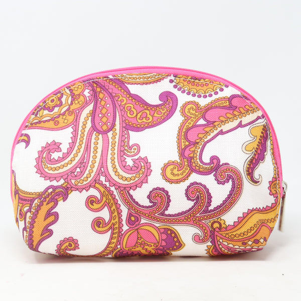 Pink And Pruple Boho Print Cosmetic Bag