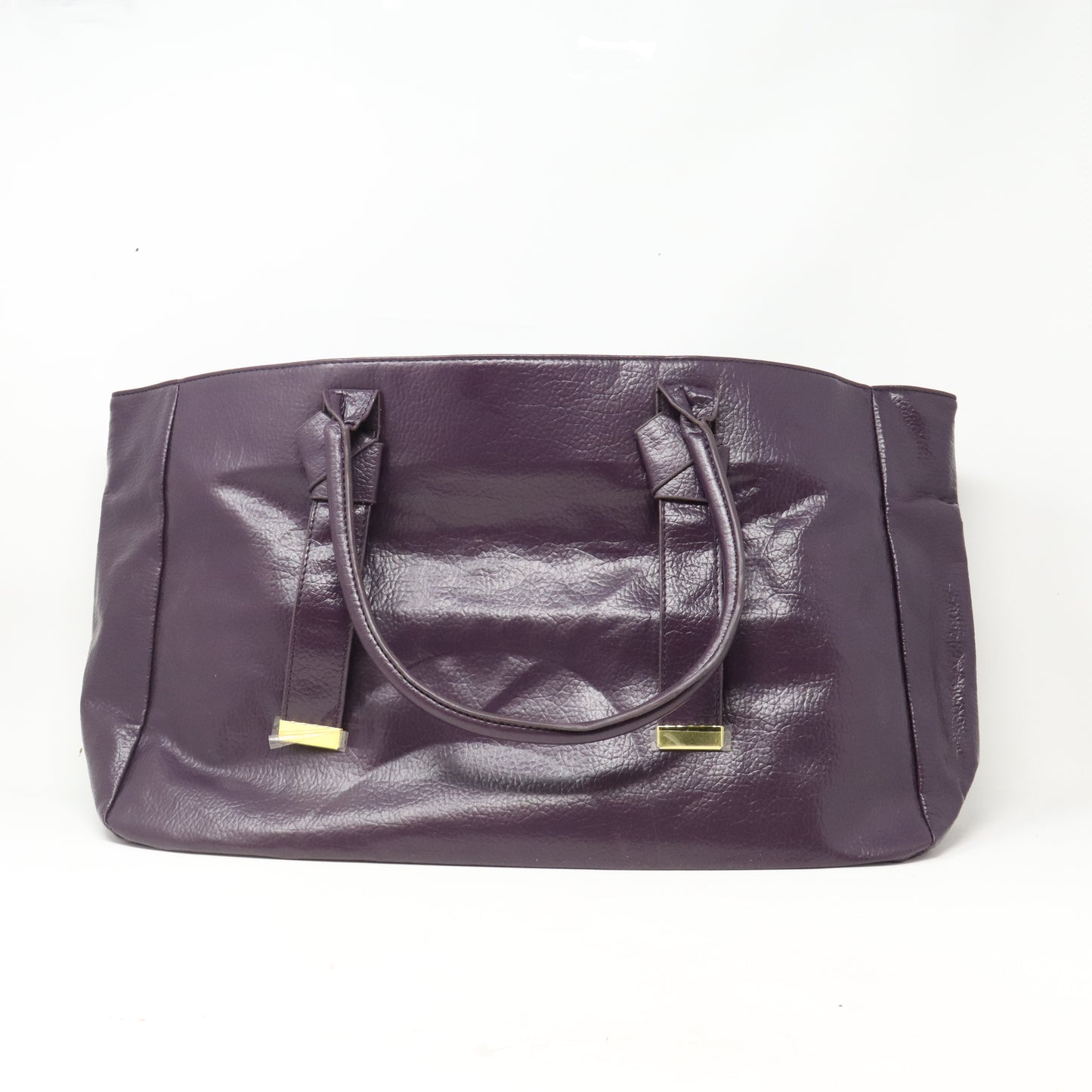 Estee Lauder Purple Faux Leather Tote Bag  / New