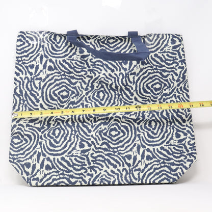 Estee Lauder Blue And Beige Printed Tote Bag  / New