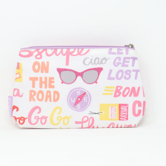 On The Road Colorful Cosmetic Bag