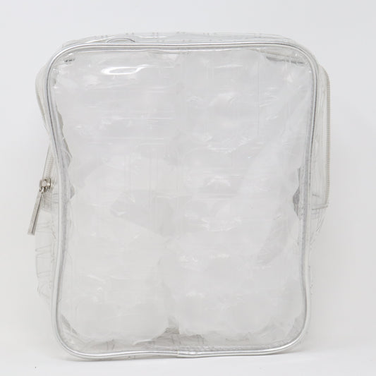 Silver Clear Case Cosmetic Case