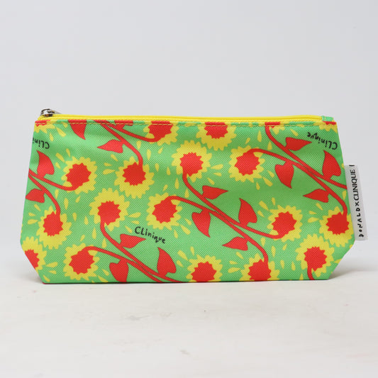 X Donald Green/Red Cosmetic Bag